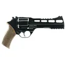 Chiappa Rhino 60DS Revolver 9mm - 6.0" - Black - Black Anodized / Walnut Grips - Chiappa
