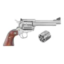 Ruger Blackhawk Flattop Revolver 357 Magnum | 9mm - 5-1/2" - Stainless Steel - Ruger