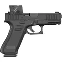 GLOCK Blue Label G45 MOS Gen 5 Optic Ready 9mm Pistol with Aimpoint COA - 4.02" - 2x 17rd Mags - Glock Blue Label