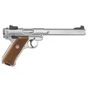 Ruger Mark IV Competition .22 LR Rimfire Pistol - 6.8" - Silver - 2x 10rd Mags - Ruger