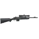 Mossberg MVP Scout Bolt Action Rifle With Vortex 2-7x Scope 308 Win - 16.25" Medium Bull Barrel - Black - Mossberg