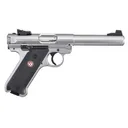 Ruger Mark IV Target .22 LR Rimfire Pistol - 5.5" - Silver - 2x 10rd Mags - Ruger