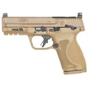 Smith & Wesson M&P 2.0 Optic Ready 9mm Pistol With Thumb Safety - 4.0" - FDE - 2x 15rd Mags - Smith & Wesson