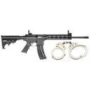 Smith & Wesson M&P15-22 .22LR AR-15 Rifle - Threaded - 16" - With FREE S&W M100 Nickel Handcuffs - QUALIFIED INDIVIDUALS ONLY - Smith and Wesson