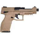 Taurus TX22 Competition Optic Ready .22 LR Rimfire Pistol - 5.25" - FDE - 3x 16rd Mags - Taurus Usa