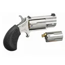 North American Arms Pug .22 LR Single Action Revolver - 1" Heavy Barrel - Stainless - 5rd - North American Arms