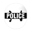Monadnock 5200602 Non-Ballistic Riot Shield - Round w/ Police Decal - 24"x; 0.150" - Monadnock