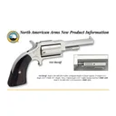 North American Arms Sheriff Handgun 22lr/22mag - 2 1/2" - Stainless - North American Arms