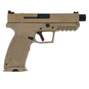 Tisas PX-9 Duty Optic Ready 9mm Pistol with Threaded Barrel - 4.6" - FDE - 1x 18rd, 1x 20rd Mags - Tisas