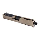 Precision Defense Compact 19 Handgun Slide - FDE - Fits GLOCK 19/SCT/Polymer80 - Precision Defense