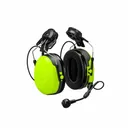 3M Peltor MT74H52P3E-111 CH-3 Headset With PTT - Hard Hat Attached - FLX2 - 3M Peltor
