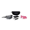 ESS Crossblade LPL-5 Glasses Kit - Black with Smoke Gray/Clear/LPL-532 Lenses - Ess