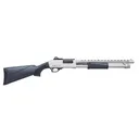 Legacy Sports International Citadel Mariner 12 Gauge Pump Action Shotgun - Nickel/Wood - 18.5" - Legacy Sports International
