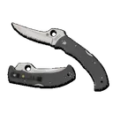 Spyderco Massad Ayoob Gray Sprint Run G-10 Cru-Wear Folding Knife - Spyderco