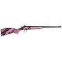 Keystone Sporting Arms Crickett Rifle 22 LR - 16.25" - Blued - Mossy Oak Pink Blaze Camo Stock - Keystone Sporting Arms