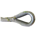 Portable Winch Co. PCA-1216M2ESC Double-braided Polyester Rope with Two Eye Splices 1/2"x656' - Portable Winch
