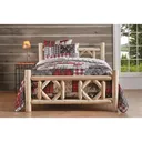 CASTLECREEK Diamond North American Cedar Log Bed Twin - Castlecreek