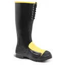 Men's LaCrosse(R) 16" Meta-Pac(TM) Work Boots with Steel Toe / Steel Midsole / Metatarsal Guard Black - Lacrosse