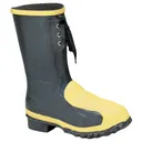 Men's LaCrosse(R) 12" Meta-Pac(TM) Work Boots with Steel Toe / Steel Midsole / Metatarsal Guard Black - Lacrosse