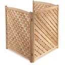 CASTLECREEK 3-Panel Outdoor Privacy Screen 38" - Castlecreek
