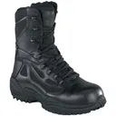 Women's Reebok(R) Composite Toe 8" Side Zip Stealth Boots - Reebok