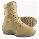 Reebok Men's 8" Rapid Response RB Stealth Side Zip Combat Boots Desert Tan - Reebok