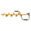 Jiffy 8 inch Hand Auger with Flip Up Handle - Jiffy