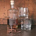 BenShot Patriotic Whiskey Decanter and Rocks Glass Gift Set - Benshot