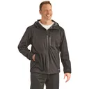 Guide Gear Men's Stretch Waterproof Packable Rain Jacket Black - Guide Gear