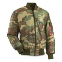 Brooklyn Armed Forces Woodland Ripstop MA-1 Bomber Jacket - Brooklyn Armed Forces