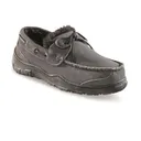 Guide Gear Men's Suede Tie Moc Slippers - Guide Gear