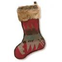 Wooded River Yellowstone Christmas Stocking - Wooded River