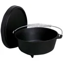 King Kooker 4 - qt. Cast Iron Dutch Oven with Feet and Coal Lid - King Kooker