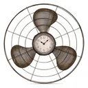 La Crosse Technology Metal Fan Wall Clock - La Crosse Technology