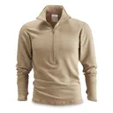 U.S. Military Surplus Grid Fleece Long Sleeve Shirt New - Surplus