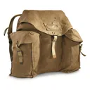 Italian Military Surplus XL Canvas Rucksack Like New - Military Surplus