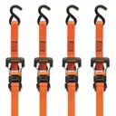 Black & Decker Medium Duty Ratchet Straps 2500-lb. Break Strength 10' Length 4 Pack - Black & Decker