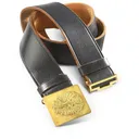 Spanish Military Surplus Leather Belt with Buckle - Surplus