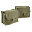 Italian Military Surplus Short Mag Pouches 2 Pack New - Surplus