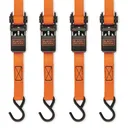 Black & Decker Light Duty Ratchet Straps 900-lb. Break Strength 10' Length 4 Pack - Black & Decker