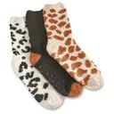 Guide Gear Women's Cozy Gripper Socks 3 Pairs - Guide Gear
