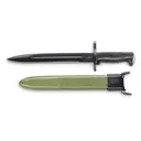 Reproduction U.S. Military M1 Garand Short Bayonet with M7 Scabbard - Military Surplus