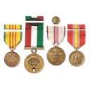 U.S. Military Surplus 5 Piece GI Medal Collectors Set New - 