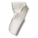 Italian Carabinieri Police Surplus Large Frame White Leather Holster New - Surplus