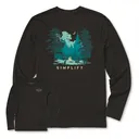 Life is Good Men's Simplify Campfire Long Sleeve Crusher Tee - Life Is Good