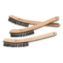 Swedish Military Surplus Curved Cleaning Brushes 3 Pack New - 