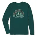 Life Is Good Women's Breathe Forest Trees Long Sleeve Crusher Tee - Life Is Good