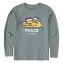 Life Is Good Kid's Rocket Family Peace Crusher Long Sleeve - Life Is Good