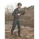 U.S. Military WWII HBT Jacket Reproduction - Us Military