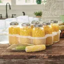 Roots & Harvest by LEM Canning SafeCrate Quart Jars - Roots & Harvest